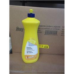 3 Cases of 12 Lemon Scented 950ml Dish Soap