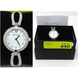 New in Box Ladies Bulova Diamond Watch