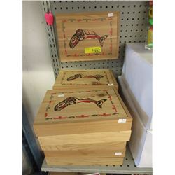 11 New Slide Top Wood Boxes