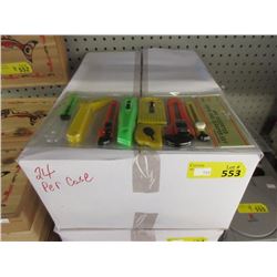 Case of 24 New 8 Piece Knife & Scraper Sets