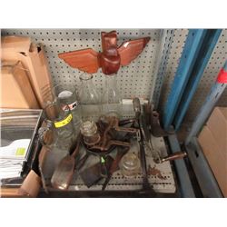 15 Pieces of Assorted Collectible Tools & Art