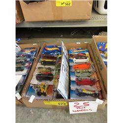 25 Assorted Hot Wheels Vehicles - Sealed Packages