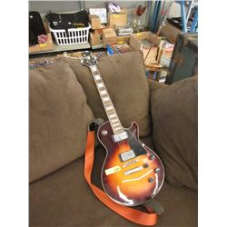 Electric Guitar with Strap
