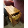 Image 1 : Slide Top Wood End Table