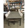 Image 1 : New Grey Dining Table with Drawers and 6 Chairs