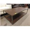 Image 1 : New Large Wood Coffee Table With Metal Frame