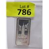 Image 1 : 1 Oz .999 Fine Silver "Empire State Building" Bar