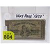 Image 1 : 1870 Canadian 25¢ "Shin Plaster" Bank Note