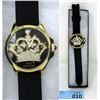 Image 1 : New Ladies Licensed Juicy Couture Gold Crown Watch