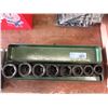 Image 1 : New 9 Piece 3/4" Drive Air Impact Socket Set