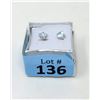 Image 2 : Brand New Baby Blue Topaz Stud Earrings