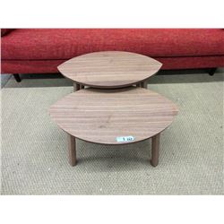 Pair of IKEA Stockholm Low Nesting Tables