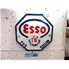 Image 1 : Enameled Cast Iron ESSO Plaque - 1/2" x 8" x 8"