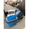 Image 1 : 7 Assorted Totes & Baskets - One Lid