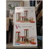 Image 1 : 2 New 4 Piece Glass Storage Jar Sets