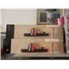 Image 1 : 4 New 36" Wall Shelves with Book Recess