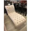 Image 1 : New Fabric Upholstered Button Tufted Chaise