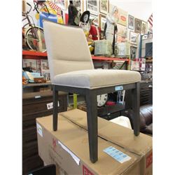 New Beige Fabric Upholstered Side Chair