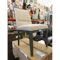 New Beige Fabric Upholstered Side Chair