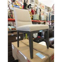 New Beige Fabric Upholstered Side Chair