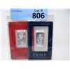Image 1 : 2 Ten Gram .999 Fine Silver "PAMP" Swiss Bars