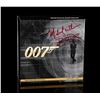 Image 1 : JAMES BOND: VARIOUS FILMS - Autographed Twin Set of Gold Plated Vanquish and DB5 Collectors Models