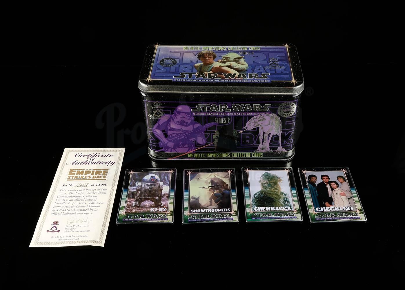 star wars metal collector cards
