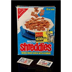 STAR WARS: A NEW HOPE - Shreddies Cereal Box and Transfers