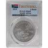 Image 1 : 2018 South Africa Krugerrand Silver Coin PCGS MS69 First Issue