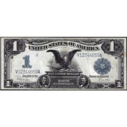 1899 $1 Black Eagle Silver Certificate Note