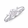 Image 1 : 14KT White Gold 0.26ctw Diamond Ring