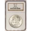 Image 1 : 1889 $1 Morgan Silver Dollar Coin NGC MS64