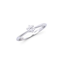 14KT White Gold 0.20ct Diamond Ring