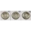 Image 1 : Lot of (3) 1884-O $1 Morgan Silver Dollar Coins