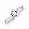 Image 1 : 14KT White Gold 0.36ctw Diamond Ring