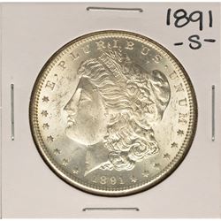 1891-S $1 Morgan Silver Dollar Coin