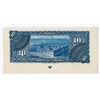 Image 1 : Banco Provincial De Cordoba,1889, 10 Pesos Specimen Proof Banknote Missing Face printing.