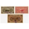 Image 1 : Chinese Government. 1922-1923. Trio of Issued Notes.