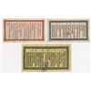 Image 2 : Chinese Government. 1922-1923. Trio of Issued Notes.