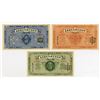 Image 1 : Chinese Government. 1919. Trio of Fixed Term Interest-Bearing Treasury Note Trio.