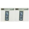 Image 2 : Bank of Taiwan, 1950 Issue High Grade Sequential Banknote Pair.