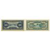 Image 2 : Central Reserve Bank of China. 1940-1943. Pair of Issued Banknotes.