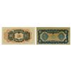 Image 2 : Federal Reserve Bank of China. 1941-1943. Pair of Issued Banknotes.