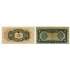 Image 2 : Federal Reserve Bank of China. 1941-1943. Pair of Issued Banknotes.