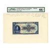 Image 1 : Banco de la Republica, ND (1926-28), 5 Pesos Oro Proof Banknote.