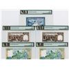 Image 2 : Central Bank of Cyprus, 1976 to 2005 Graded Banknote Quintet.