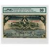 Image 1 : Banco de Guatemala, 1925 "Reissue" 100 Pesos Banknote.