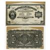 Image 1 : Republica de Honduras, Billete Aduanero (Customs Notes), 1927 Progress Proof Face & back.