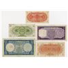 Image 2 : Kingdom of Libya. 1952. Quintet of Issued Banknotes.