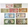 Image 1 : Various Libyan Issuers. 1951-1972. Group of 9 Issued Banknotes.